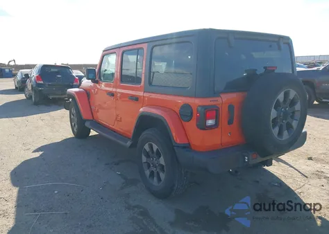 2018 Jeep Wrangler Unlimited Sahara 4X4 из США, поврежденный, VIN 1C4HJXEG2JW176531